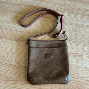 Bric’s Brown Pebbled Leather Crossbody Bag